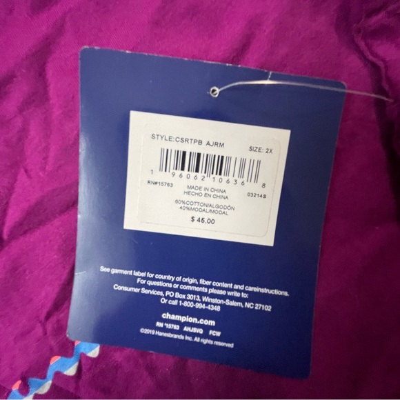 Champion women’s sleepwear 2 pcs Size 2X - Picture 7 of 11